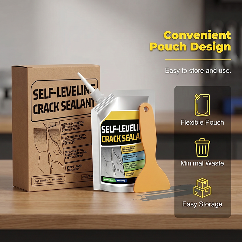 🛠️ Self-Leveling Concrete Crack Sealant – Waterproof & Durable 💧🔒