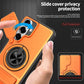 Samsung Phone Case – Sliding Camera Cover, Rotatable Ring, Magnetic Mount