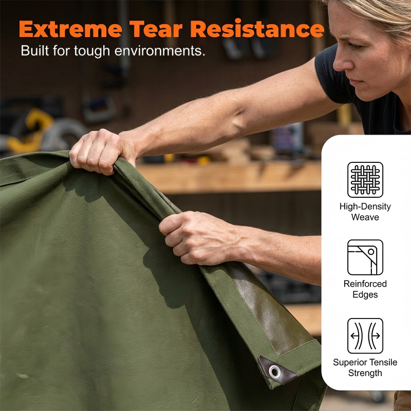 Heavy-Duty Waterproof Tarp 🛡️ Tough, Tear-Proof & Ready for Any Weather 🌧️✨