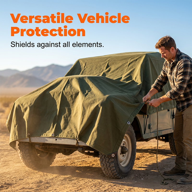 Heavy-Duty Waterproof Tarp 🛡️ Tough, Tear-Proof & Ready for Any Weather 🌧️✨