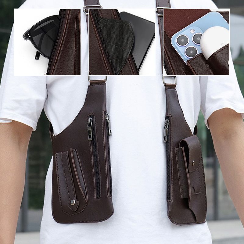 Anti-Theft Multi-Pocket Double-shoulder Tactical Bag