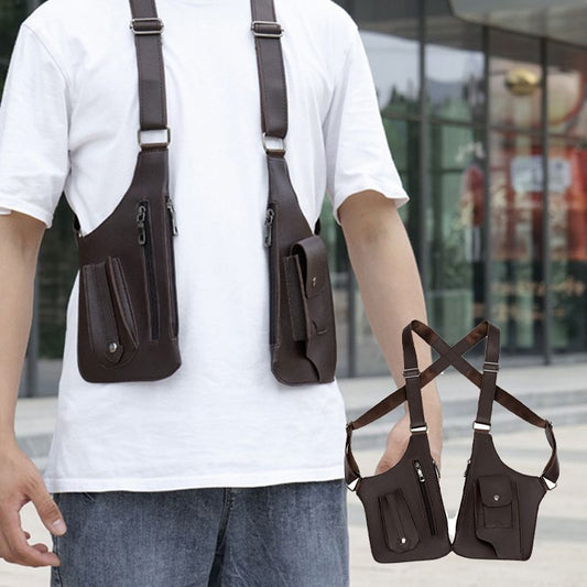 Anti-Theft Multi-Pocket Double-shoulder Tactical Bag