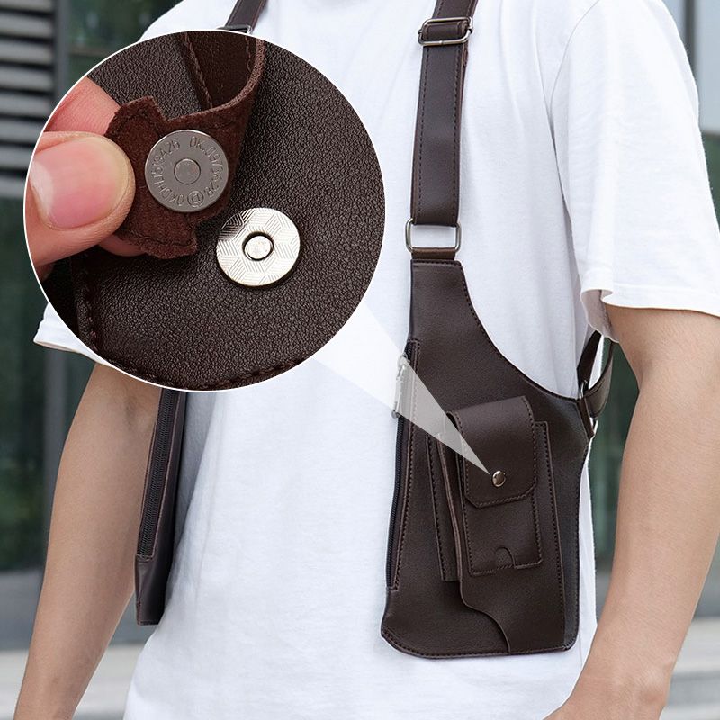 Anti-Theft Multi-Pocket Double-shoulder Tactical Bag