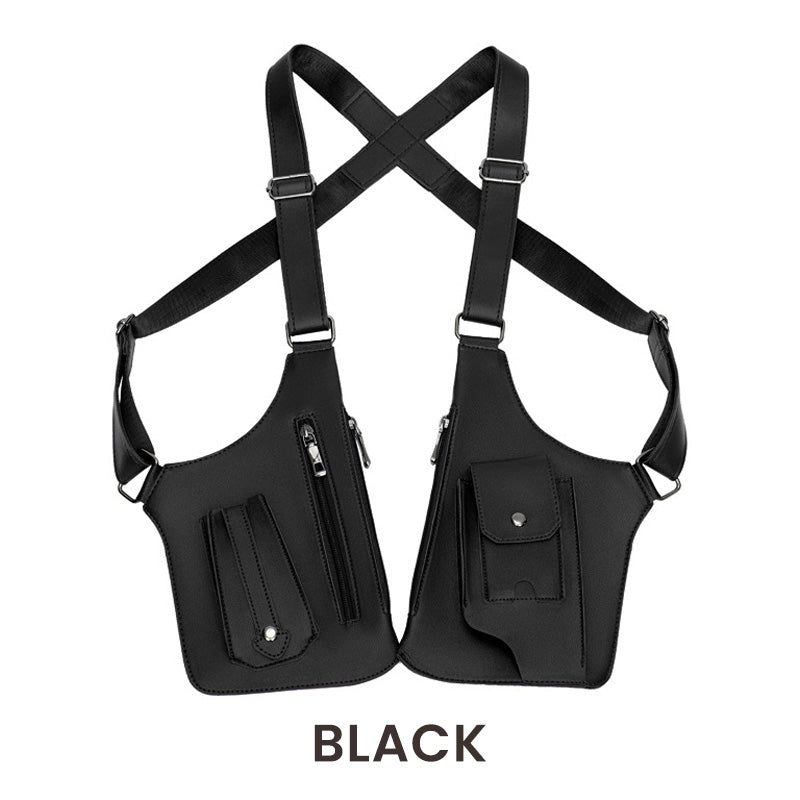 Anti-Theft Multi-Pocket Double-shoulder Tactical Bag