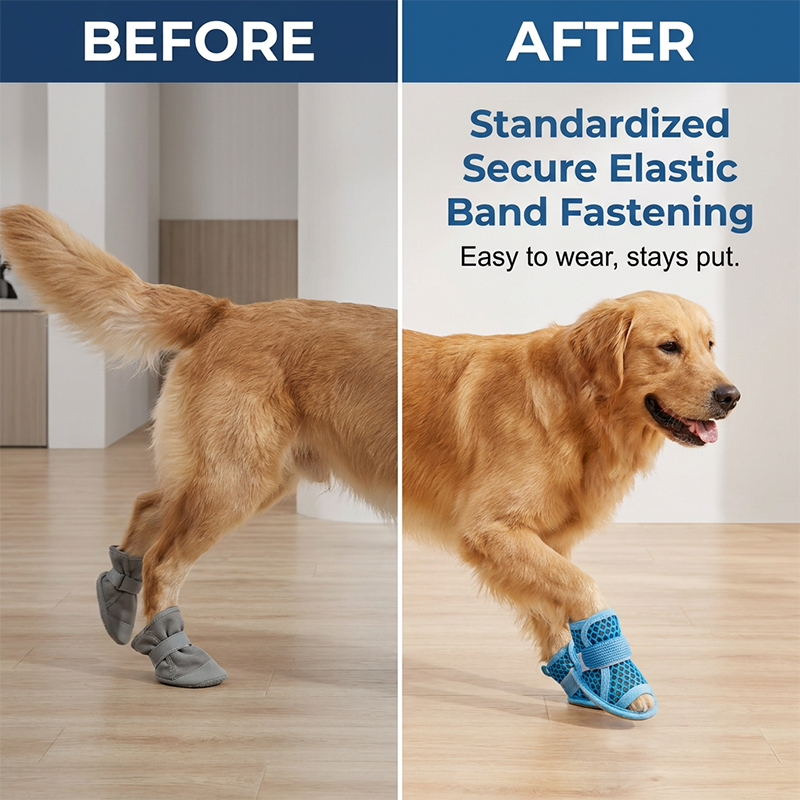 🔥 LAST DAY SPECIAL 50% OFF! ⚡ Lightweight Mesh Anti-Slip Pet Dog Boots – Breathable Summer Sandals, All Terrain Use 🐶