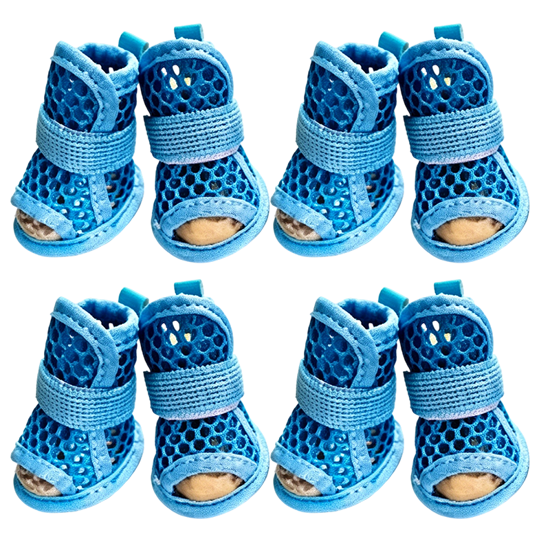 🔥 LAST DAY SPECIAL 50% OFF! ⚡ Lightweight Mesh Anti-Slip Pet Dog Boots – Breathable Summer Sandals, All Terrain Use 🐶