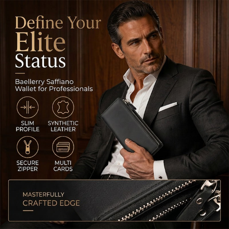 Slim Long Wallet for Men