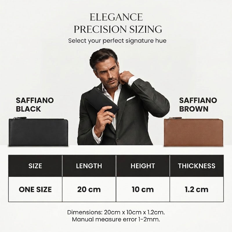 Slim Long Wallet for Men