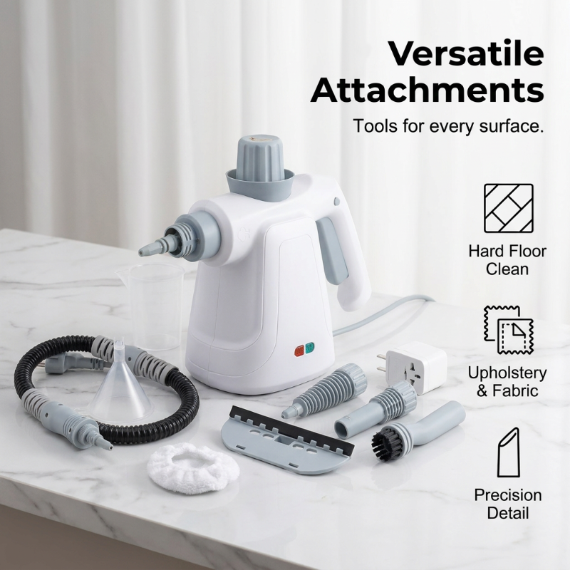 Multi-Purpose High-Temperature Steam Cleaner Kit