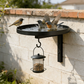 🐦 Wall-Mounted Metal Bird Bath Basin | Space-Saving Garden Bird Water Bowl for Patios, Fences & Outdoor Walls