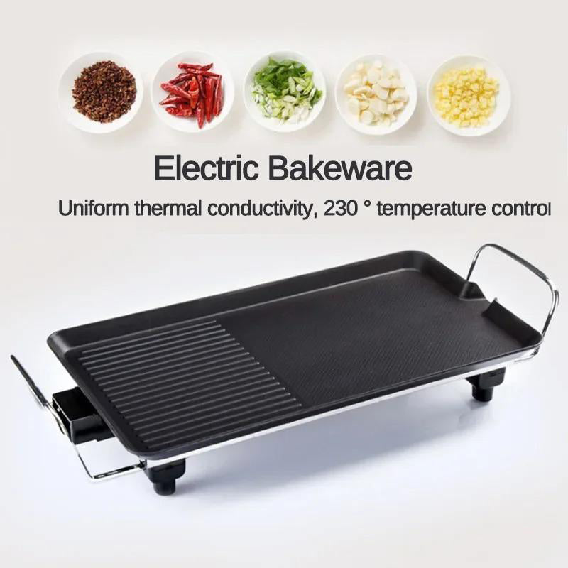 Electric Griddle with Dual Cooking Zones