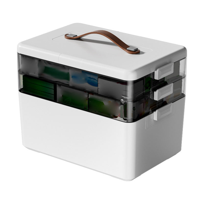 Large Capacity Multi-Layer Medicine Organizer