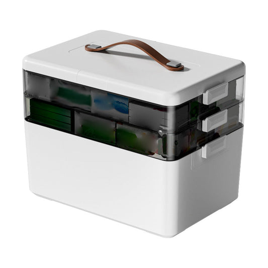 Large Capacity Multi-Layer Medicine Organizer