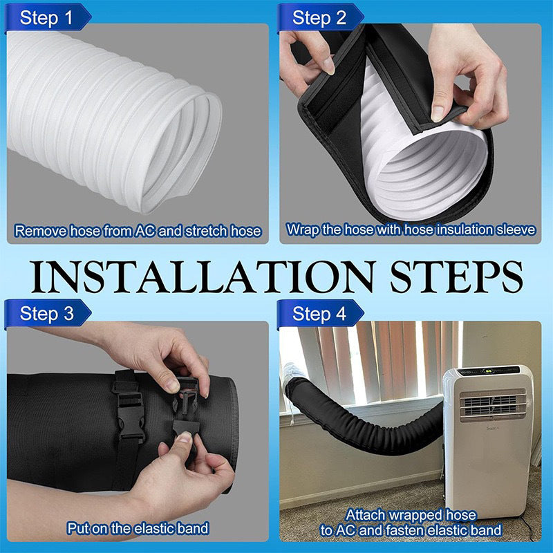📢📢50% OFF !! ⏰Portable Air Conditioner Hose Cover