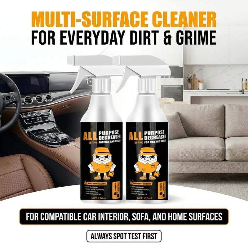 🧴🧼 Heavy-Duty Interior Cleaner & Degreaser – Cuts through grease & grime – Safe for cars, kitchens & workshops – streak-free formula ✨🚗