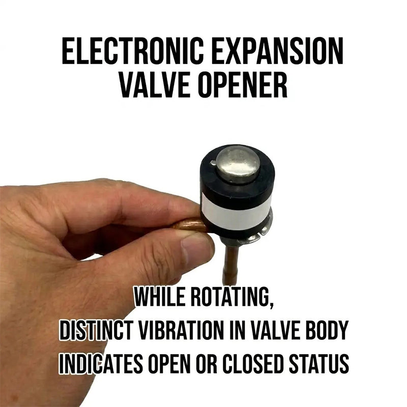 🔧 Universal Manual Rotary Valve Opener – Magnetic Rotary Design | Graphene Durability | Fits EEV Under 17.5mm | Precise Coolant Flow Control for HVAC Repair ⚙️