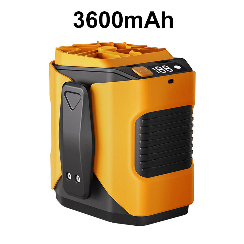 🔥LAST DAY 50% OFF🔥6000mAh Multifuntion Waist Fan with 100 Speeds & Flashlight