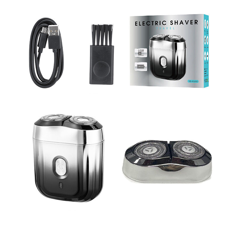 🔥50% OFF!🔥Mini Magnetism Dual Head Waterproof Electric Razor