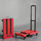 Foldable Utility Cart with Telescopic Handle and Smooth Wheels