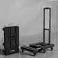 Foldable Utility Cart with Telescopic Handle and Smooth Wheels
