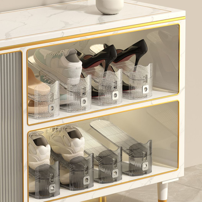 Adjustable Double-Decker Shoe Slots Organizer