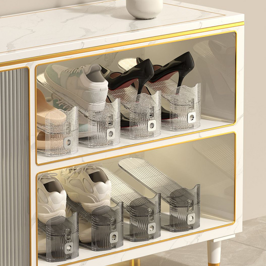 Adjustable Double-Decker Shoe Slots Organizer