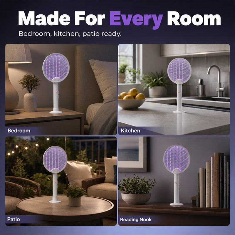 2-in-1 Rechargeable Electric Fly Swatter