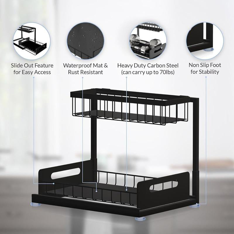 🔥Hot Sale🔥2-Tier Carbon Steel Organizer（50% OFF）