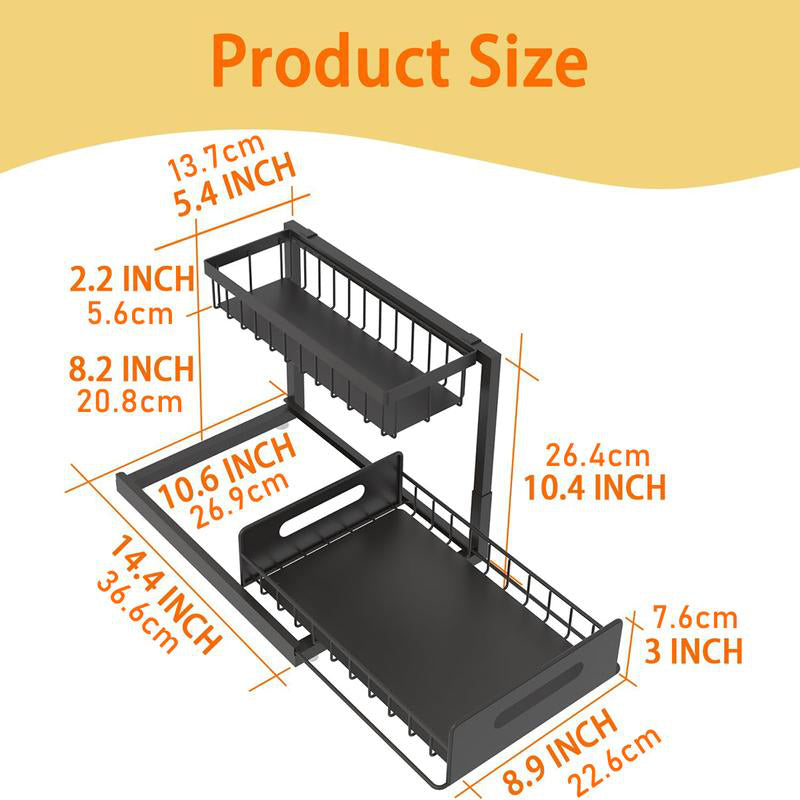🔥Hot Sale🔥2-Tier Carbon Steel Organizer（50% OFF）