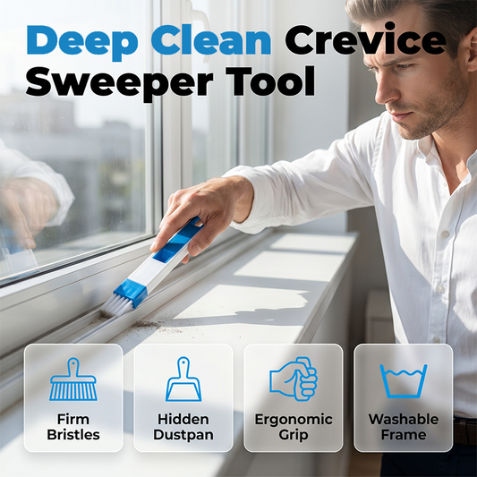 📢📢50% OFF !! ⏰🧹2-in-1 Window Groove Cleaning Brush🏠