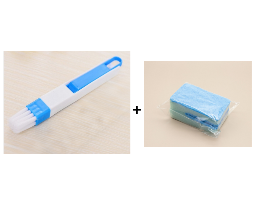 📢📢50% OFF !! ⏰🧹2-in-1 Window Groove Cleaning Brush🏠