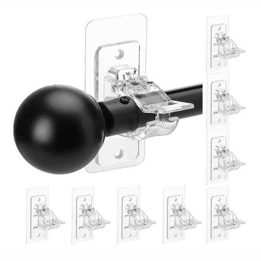 No-Drill Curtain Rod Brackets