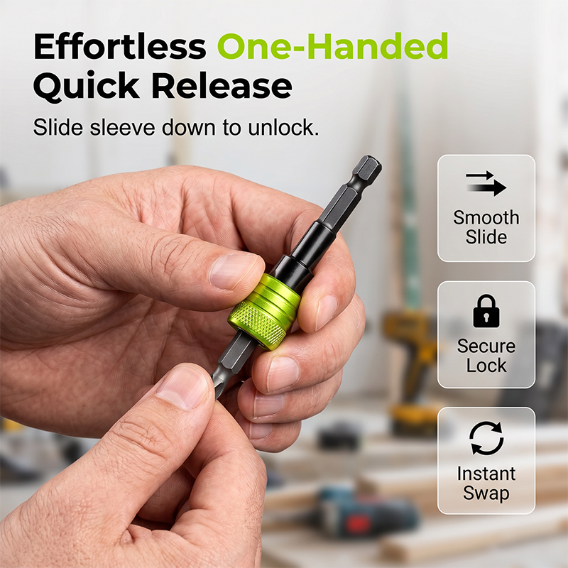 📢📢50% OFF !! ⏰Multicolor Screwdriver Bit Holder Keychain Extension Bar
