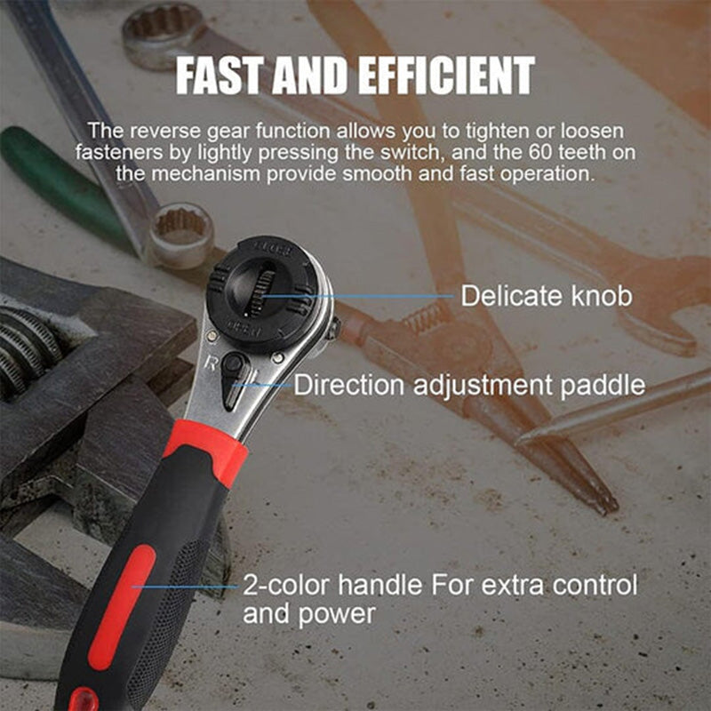 📢📢50% OFF !! ⏰Adjustable Ratchet Wrench