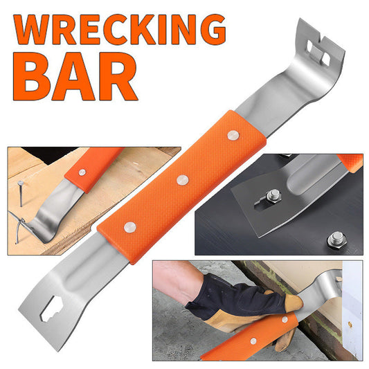 🔧 2026 Sale — Over 27,000 Sold!⚒️ Multifunctional Wrecking Bar – Nail Puller & Screwdriver Combo 🛠️