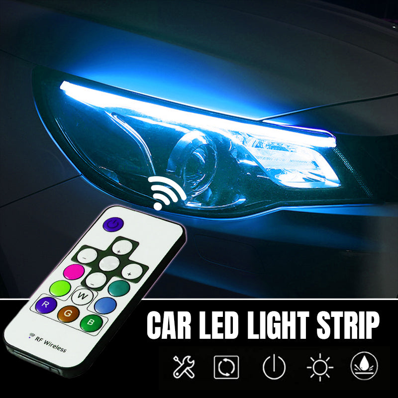 🚗Car LED light bar With Remote Control🌈（2 pcs）