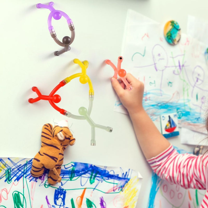 📢📢50% OFF !! ⏰🧲🧸 Posable magnetic figures – hold notes, relieve stress, brighten any space!