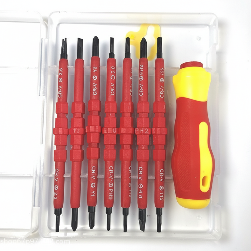Heavy-Duty Insulated Electrician Screwdriver Set