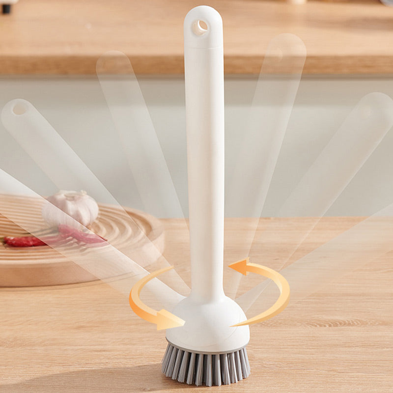 🔥50%‑OFF NOW🍳Rotatable Hanging Pot Brush Set‑Easy‑Clean Kitchen Scrub Brush for Pots Pans & Sinks