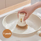 🔥50%‑OFF NOW🍳Rotatable Hanging Pot Brush Set‑Easy‑Clean Kitchen Scrub Brush for Pots Pans & Sinks
