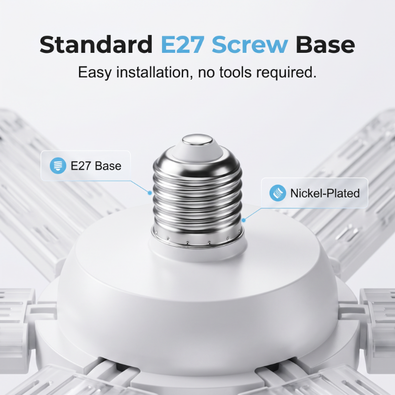 Deformable Snowflake LED Garage Light