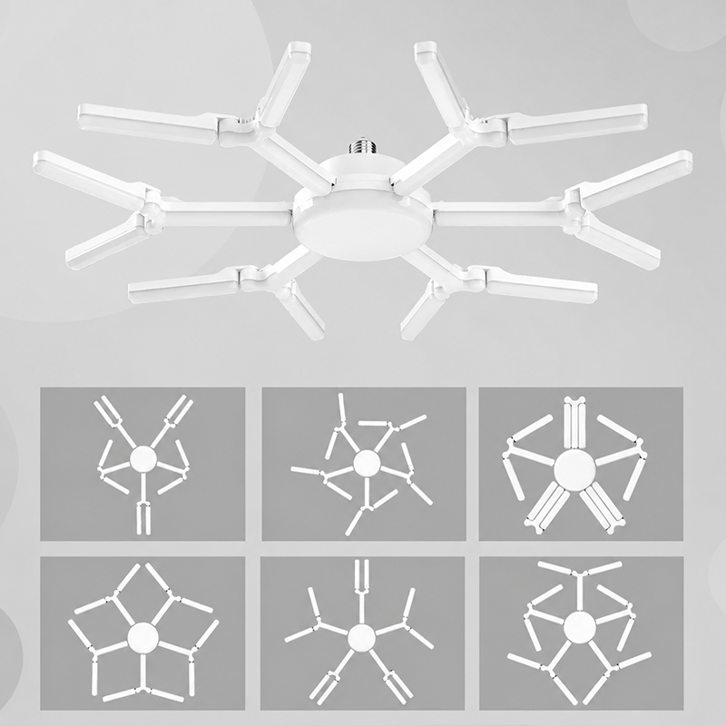 Deformable Snowflake LED Garage Light