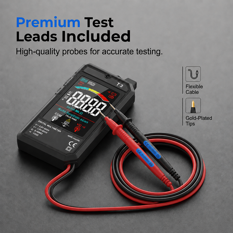 Portable 4000 Counts Smart Digital Multimeter