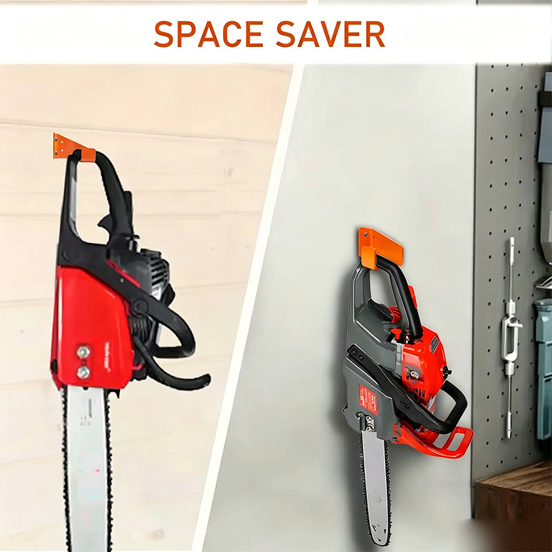 Heavy-Duty Wall Mount Chainsaw Hanger
