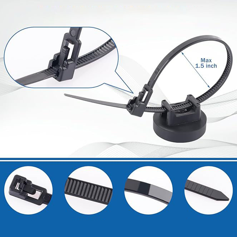 Magnetic Cable Zip Tie Mount Kit