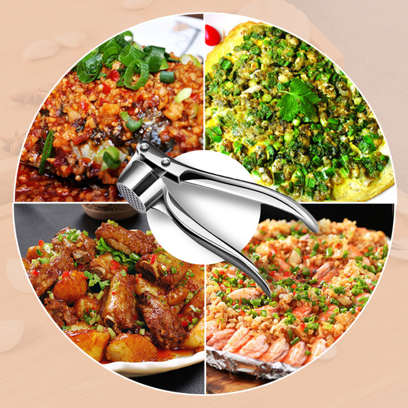 🥳2026 HOT SALE🥳💞50K+ SOLD!!Garlic Press Masher – Crush Garlic Fast Without Sticky Hands