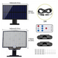 106 LED Solar Motion Sensor Outdoor Light with Remote