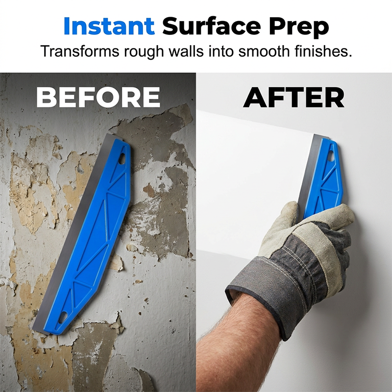 Multi-Use Stainless Steel Wall Scraper