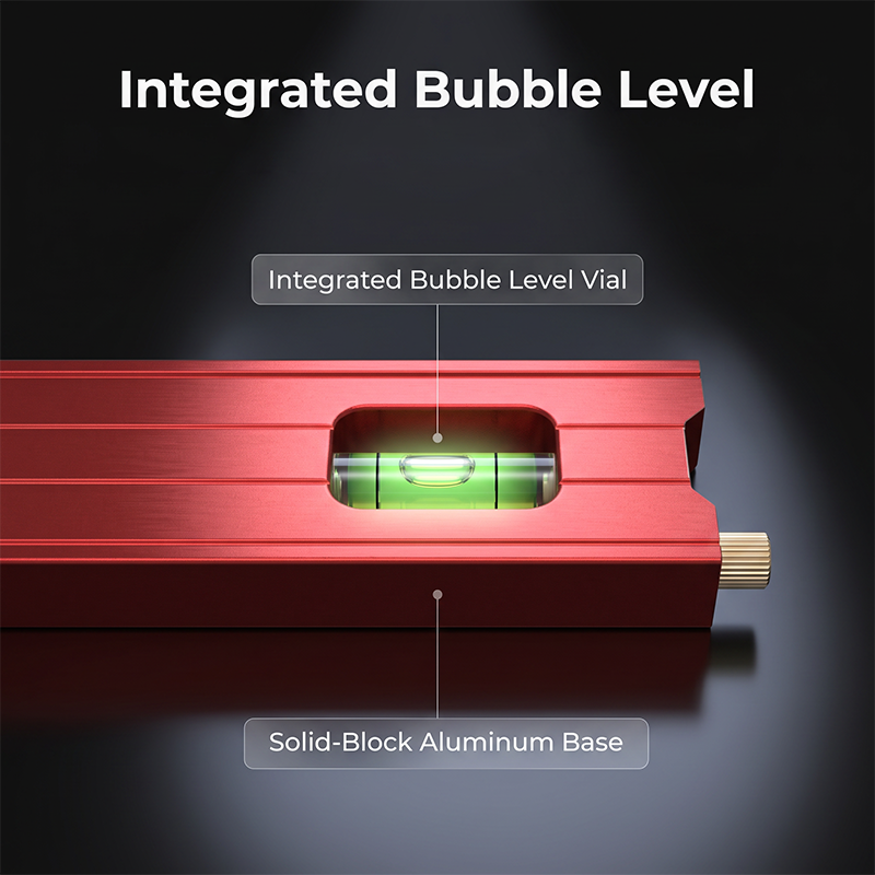 Aluminum Layout Square with Bubble Level