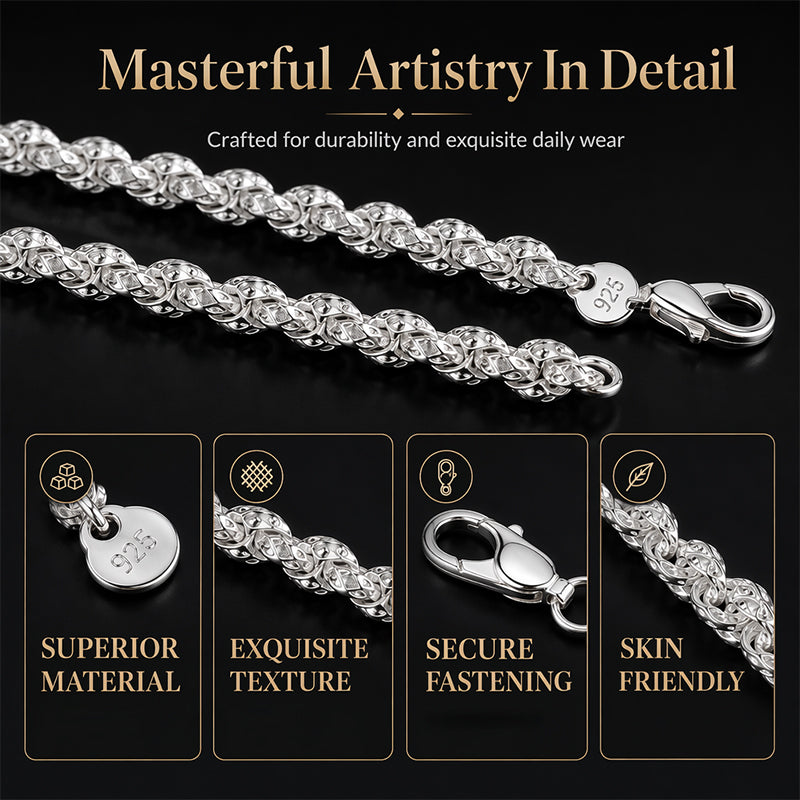 📢📢50% OFF !! ⏰Trendy Dragon Scale Chain Bracelet & Necklace